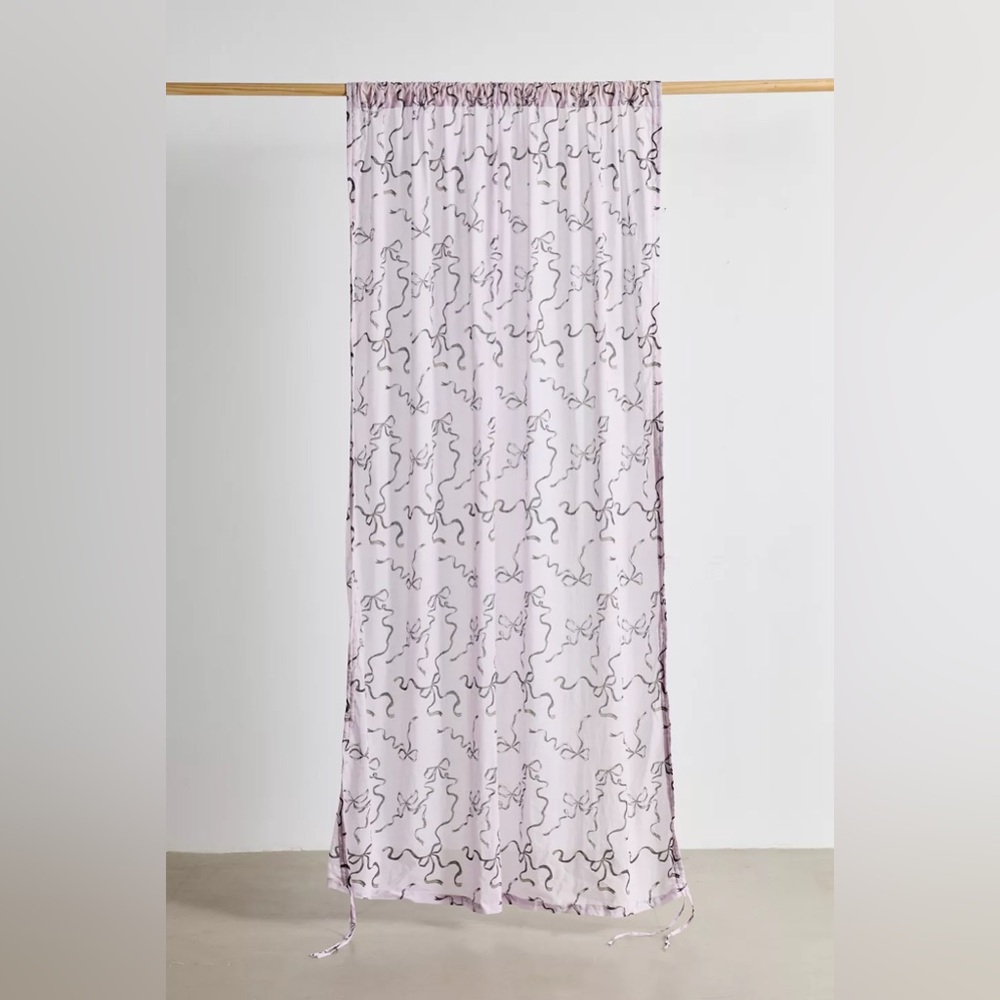 Urban outfitters bows Roman shades curtains purple - Picture 3 of 6